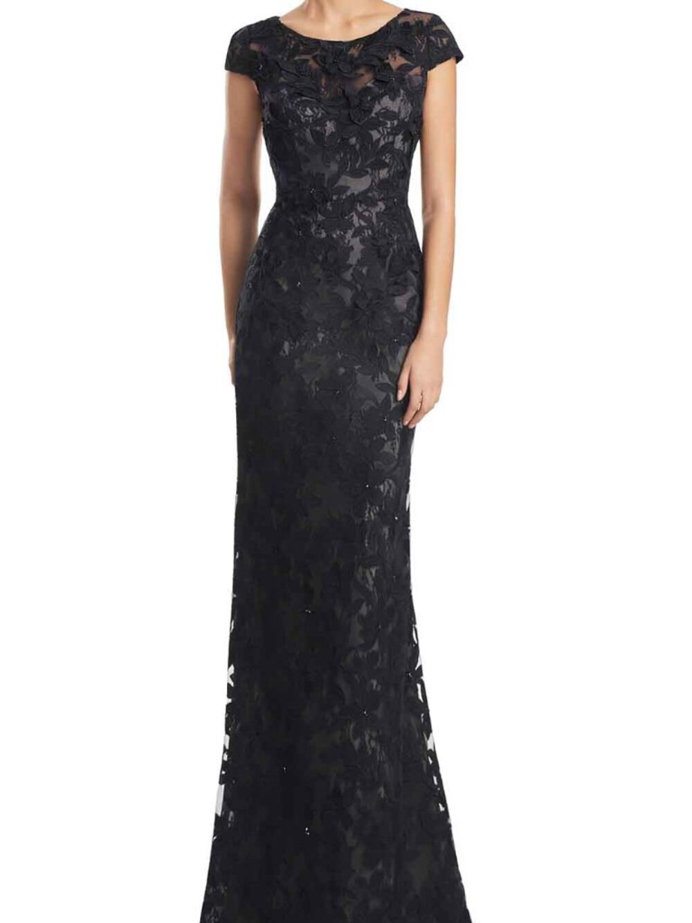 NWT Alexander by Daymor 3279S26 Floral Mother of the Bride Dress Black size 18